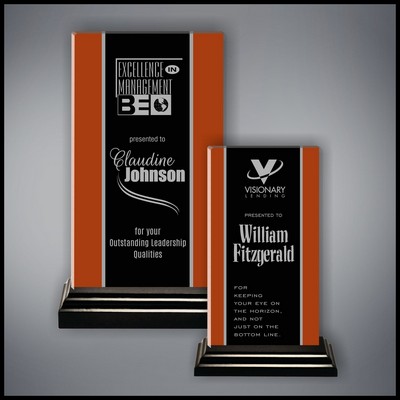 9" Side Stripes Rusty Red/Black Award