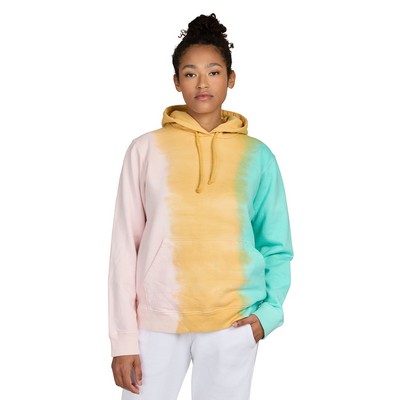 Unisex 100% Cotton Rainbow Tie Dye Pullover Hoody