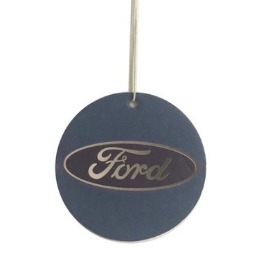 3.75" Die Cut Shape Custom Full Color Printed Air Freshener w/Juicy Cantaloup Scent