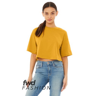 Bella+Canvas Womens Jersey Cropped Tee