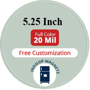 Magnet - 5.25" Diameter Circle - 20 Mil