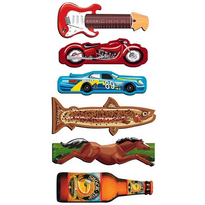 Shape cooler wraps-1 color silk screen-2 sides and bottom