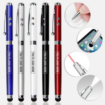 Laser Pointer 3" 1 Touch Stylus Light Ball Pen