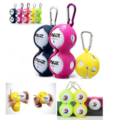Golf Balls Holder Silicone Clip with Hook