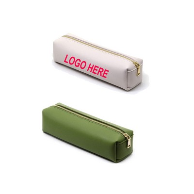 Faux Leather Pencil Cases