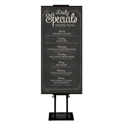 Metal Retail Stand With 1-24X36 Foamboard Sign