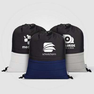 SportStyle rPET Nylon Drawstring Bag - Silkscreen