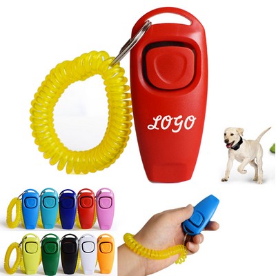 2" 1 Clicker Whistle With Key Ring