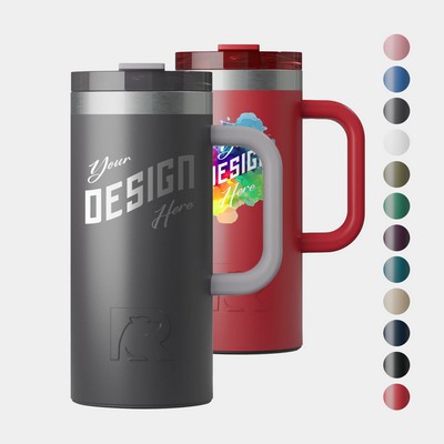 16 oz RTIC® Stainless Steel Ceramic Lined Road Trip Travel Mug