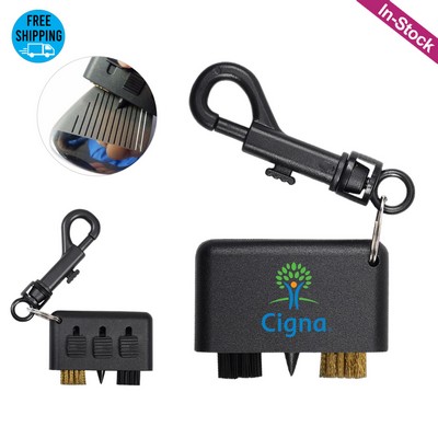 3 in 1 Retractable Golf Club Brush