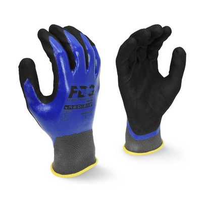 Radians® Regular Shoulder Gray Split Cowhide Double Leather Palm Glove