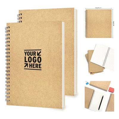 7.48 x 5.11" 100-Page College Ruled Spiral Journal