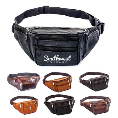 PU Leather Hands-free Fanny Pack