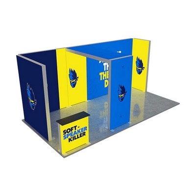 20' Backlit Trade Show Display - Design 3 (Single Sided)