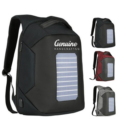 Solar Powered Anti-theft Backpack