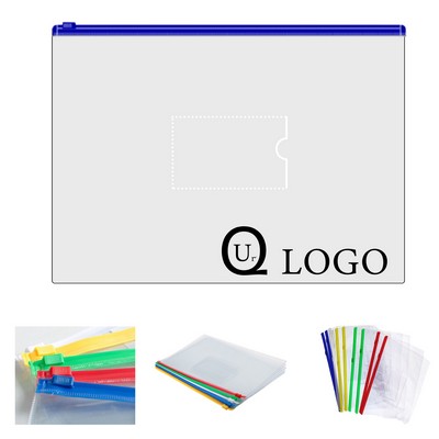 Slide-lock PVC File Envelope