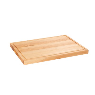 Maple butcher block with juice groove and intended handles 20x15x1-1/4