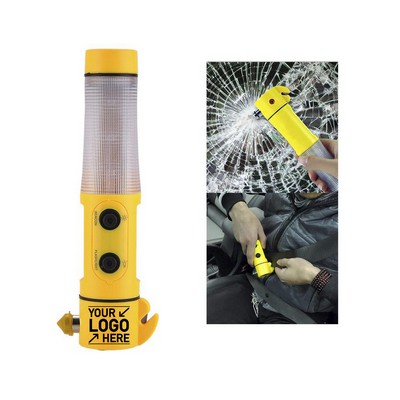 4-in-1 Car Emergency Escape Safety Hammer Essential Safety Tool