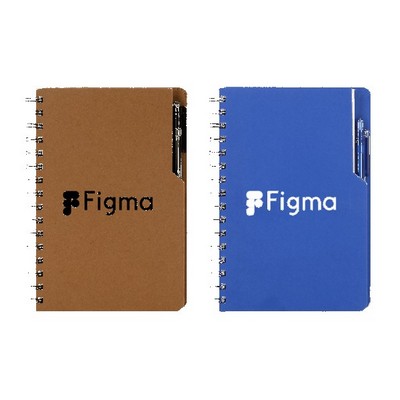 Kraft Notebook & RPET Pen Set