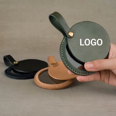 PU Leatherette Folding Pocket Magnifier