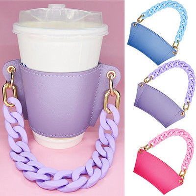 Leather Cup Sleeve