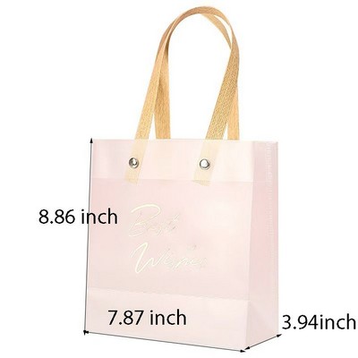 Transparent Hand Christmas And New Year Gift Bag
