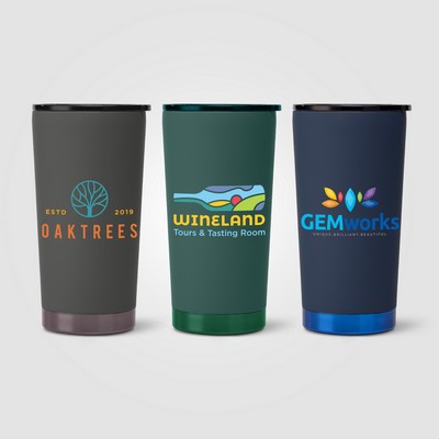 Whistler Monochrome - 18 oz. Double-Wall Stainless Tumbler - Full-Color Inkjet