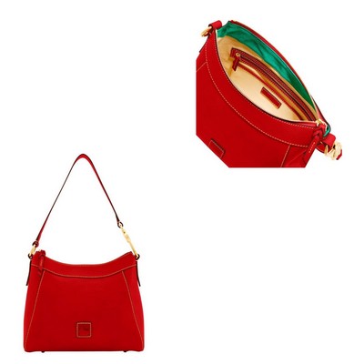 Dooney & Bourke Florentine Red Large Cassidy Hobo