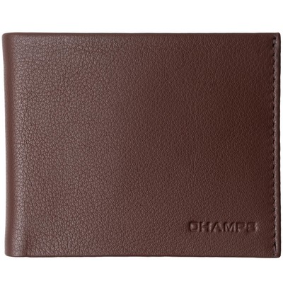 Champs Luggage Brown Slim Cardholder Wallet Size 4.5"X3.25"X0.25"
