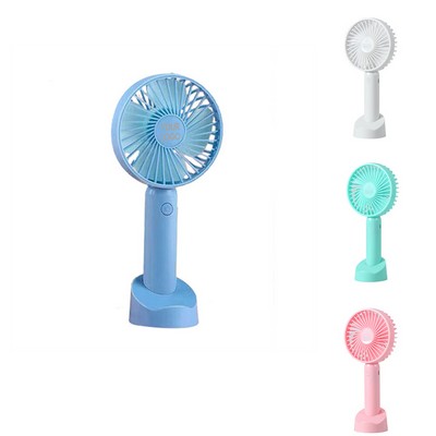 9" Mini USB Rechargeable 3 Speed Personal Handheld Fan