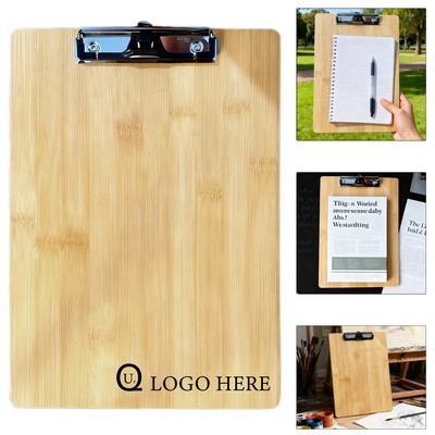 A4 Bamboo File Clipboard