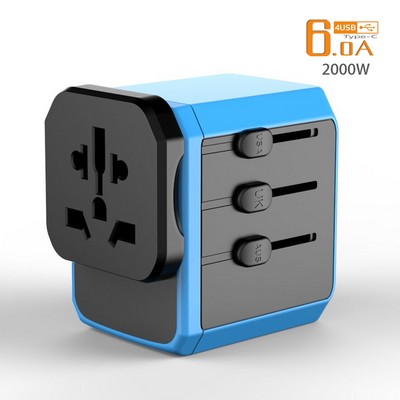 Worldwide Travel Plug Adapter for US EU AU UK Plug With USB & type C