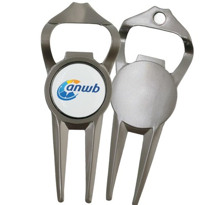 Geo Divot Tool with Bottle Opener