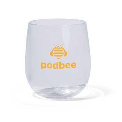 SiliPint Unbreakable 12oz Crystal Clear Stemless Wine Glass