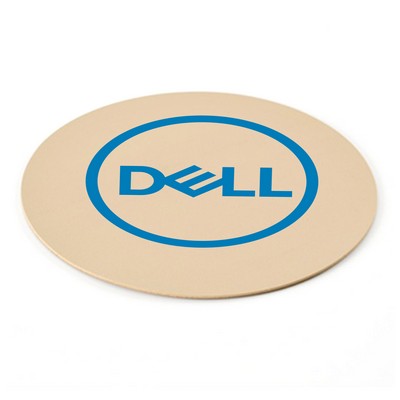 Round Leather Cork Mouse Pad (8.8" x 8.8")