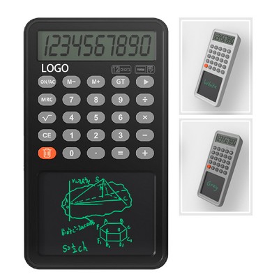 12-digit Calculator With Handwriting Tablet