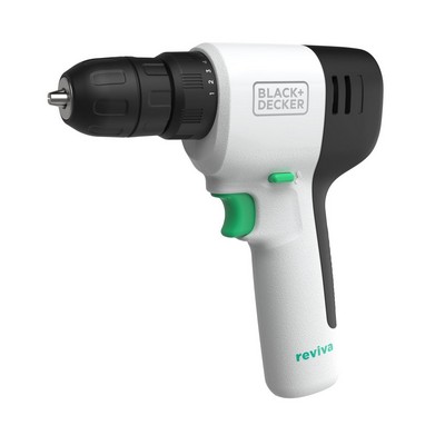 Black & Decker Reviva 12V Max Cordless Drill W/ Charger & Double-Ended Screwdriver Bit