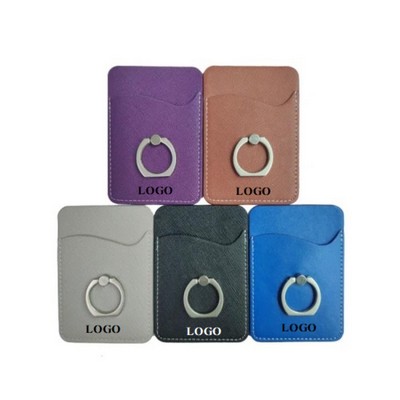Stylish Ring Phone Holder with Wallet