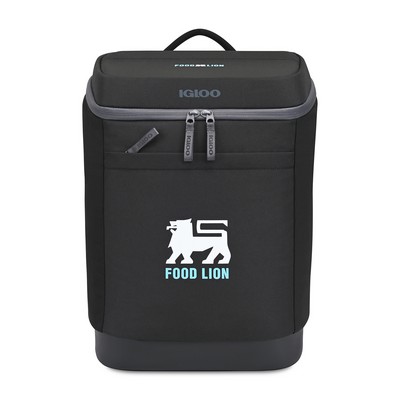 Igloo® Day Chiller Recycled Poly Backpack 24 Can Soft Cooler - Black