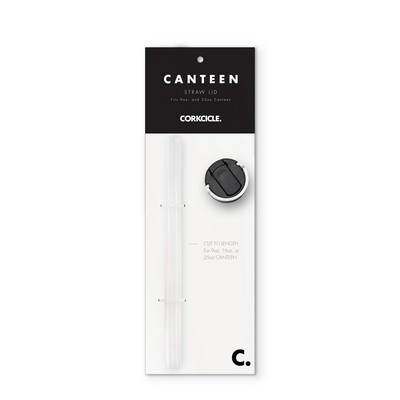 Corkcicle Canteen Cap W/Straw (Fits 9Oz, 16Oz, 25Oz)