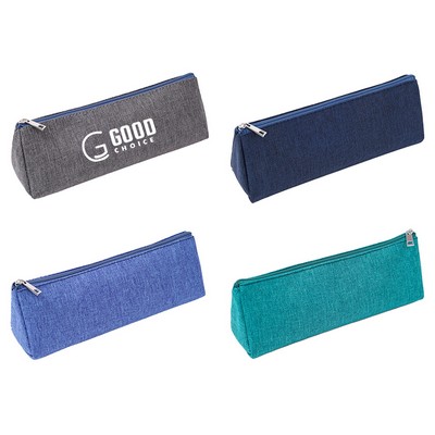 Triangle Zipper Pencil Case
