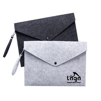 Felt File Bag/Folder w/Handle