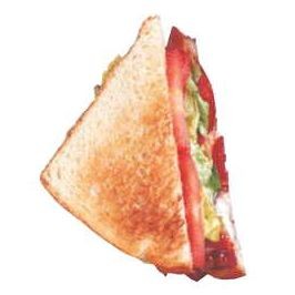 Sandwich Executive Magnet w/ Full Magnetic Back (8 Square Inch)