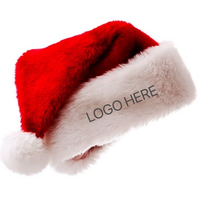 Deluxe Plush Santa Hat