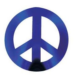 Peace Sign Magnet w/ Full Magnetic Back (2 Square Inch)