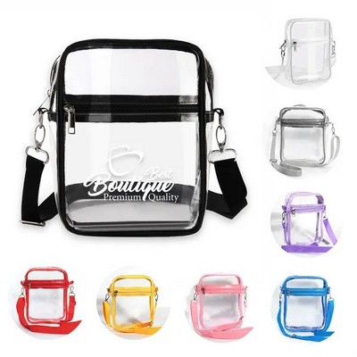 PVC crossbody bag