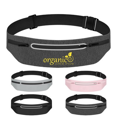 Reflective Pocket Light Running Belt