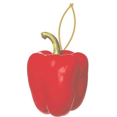 Bell Pepper Promotional Ornament w/ Black Back (12 Square Inch)