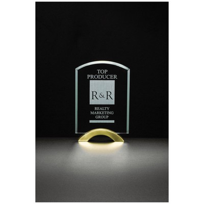 Summit Arch Glass Award, 9.75"H