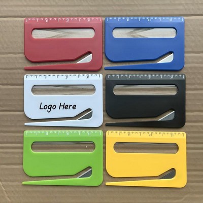 3-In-1 Letter Opener with Ruler and Magnifier